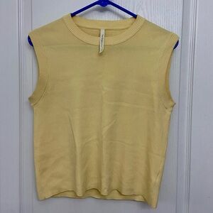 Yellow The Group Babaton Vest